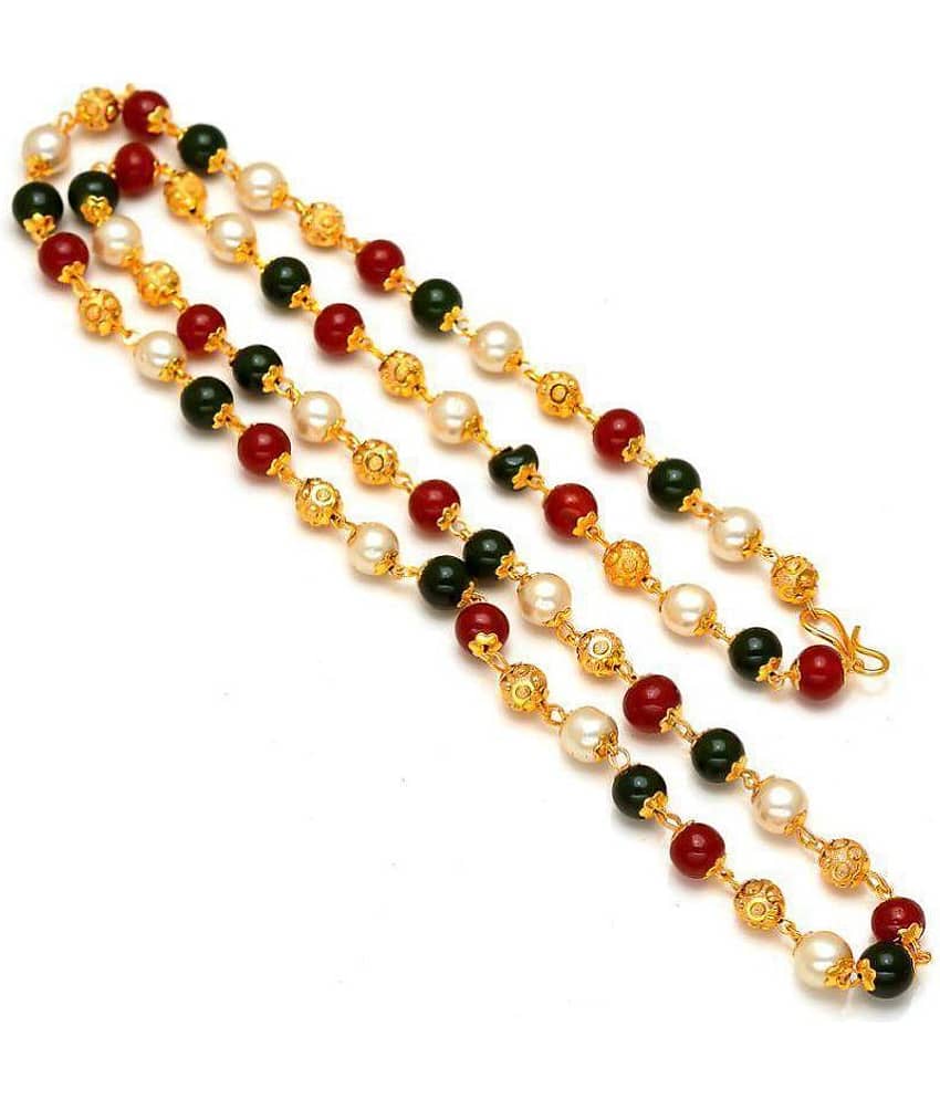 Jewar Mandi Gold Plated Chain ( Set of 1 )