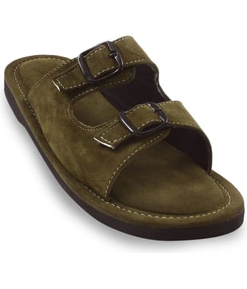 Anjaneya Creations Green Men's Mule