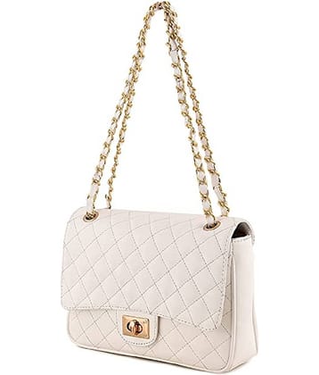 SAKWOODS Sling Bag PU Set of 1 ( White )