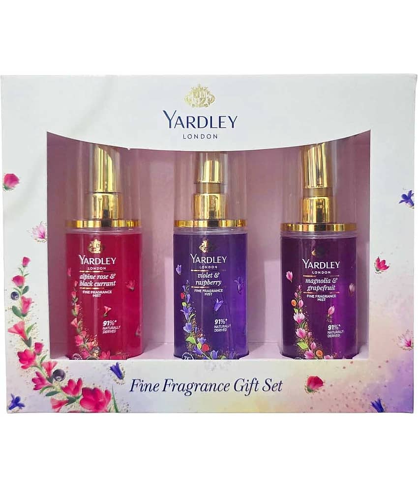 Yardley London Alpine&BlCurr,Violet&Ras,Mangolia&Gfruit Deodorant Spray for Women,Men,Unisex 105 ml ( Pack of 1 )