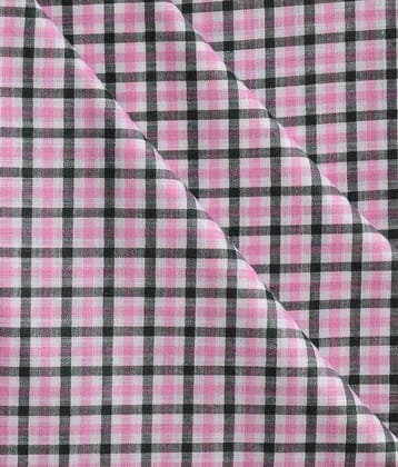 British Terminal Pink Cotton Blend Unstitched Shirt pc