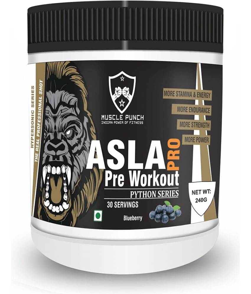 Muscle Punch ASLA PRO PRE WORKOUT 240 G BLUEBERY 240 gm