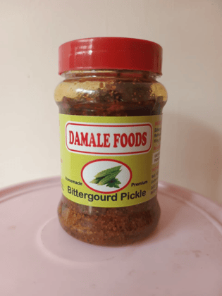 Damale Foods Bittergourd Pickle (500g) | Homemade Traditional Recipe | Authentic Indian Side