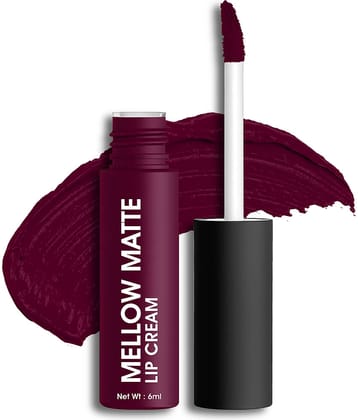 Colors Queen Mellow Matte Lip Cream Long Wear Liquid Matte Lipstick 6ml, Famous (Shade - 05)