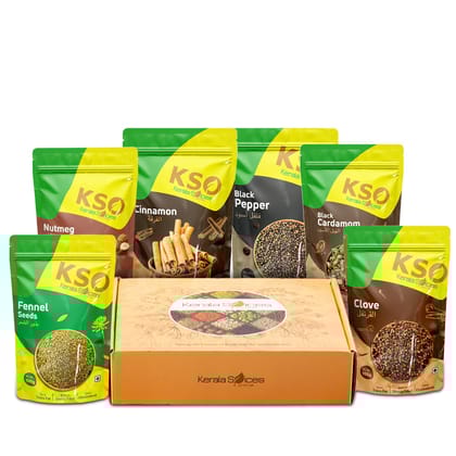 Kerala Spices Exotic Assorted Whole Spices Combo Pack � Best Handpicked Indian Spices for Cooking & Seasoning � Aromatic & 100% Natural