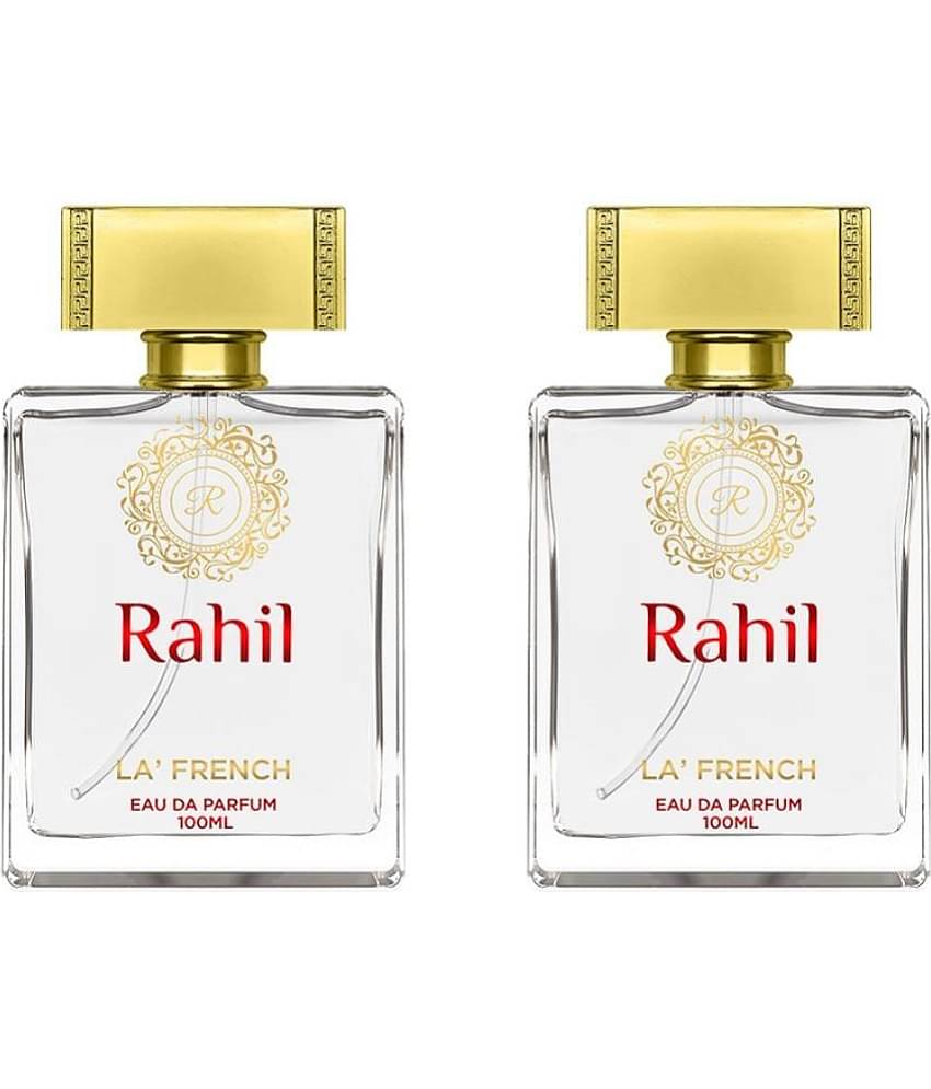 LA FRENCH Rahil Eau De Parfum (EDP) For Unisex 200ml ( Pack of 2 )