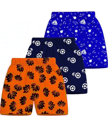 MIST N FOGG Pack of 3 Cotton Shorts For Boys ( Multicolor )