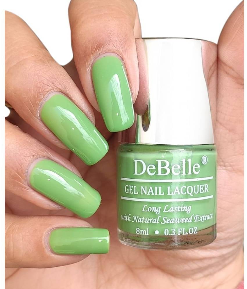 DeBelle Mystique Green Glossy Nail Polish 8 ( Pack of 1 )