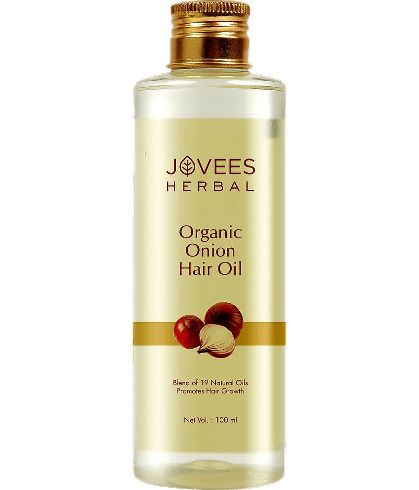 Jovees Herbal Organic Onion Hair Oil Controls Hair Fall For All Hair Types (Pack of 1)