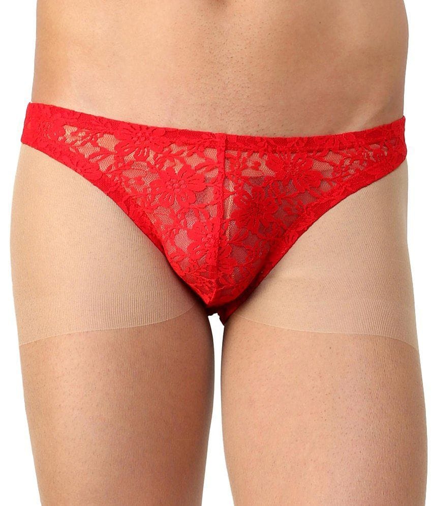 La Intimo: Lace Bikini (Red) - S