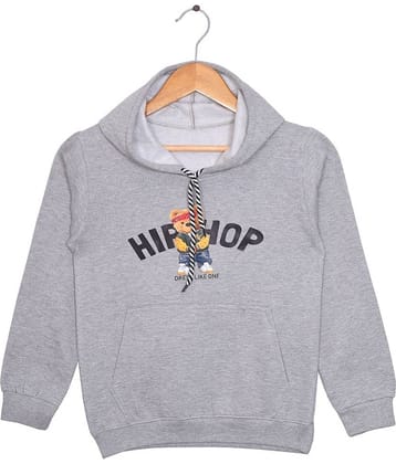 Golu Molu Pack of 1 Boys Fleece Sweatshirt ( Gray )