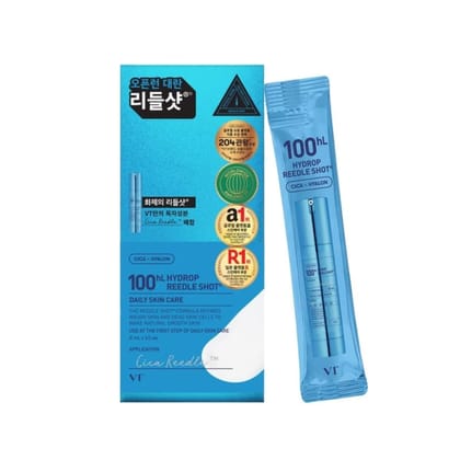 VT COSMETICS Hydrop Reedle Shot 100hL Pouch (2ml*10) VT COSMETICS Hydrop Reedle Shot 100hL Pouch (2ml*10) - 2 ml (Pack of 10)