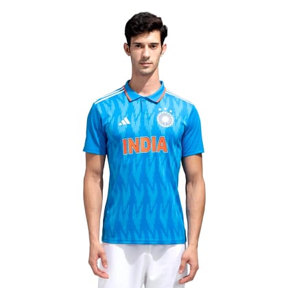 Adidas Official India Cricket ODI Fan Jersey (Women's): Show Your Team Pride with Style and Sustainability (Colour - BLUE, Size - XXL) by Total Sporting And Fitness Solutions Pvt Ltd