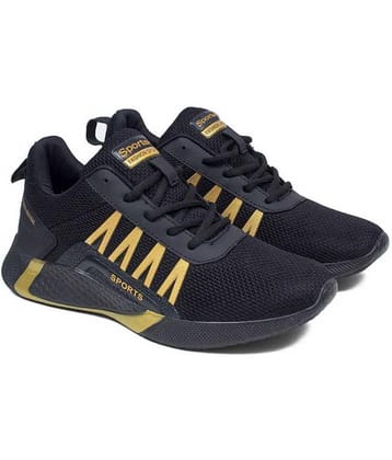 PENNEN Black Men's Sports Running Shoes