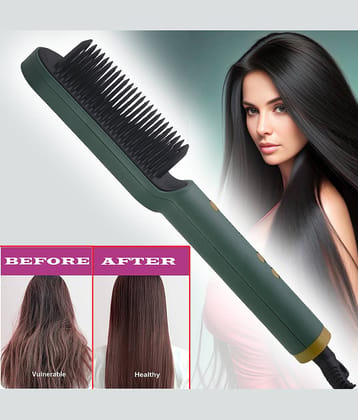JMALL Temperature Control Green Hair Straightener