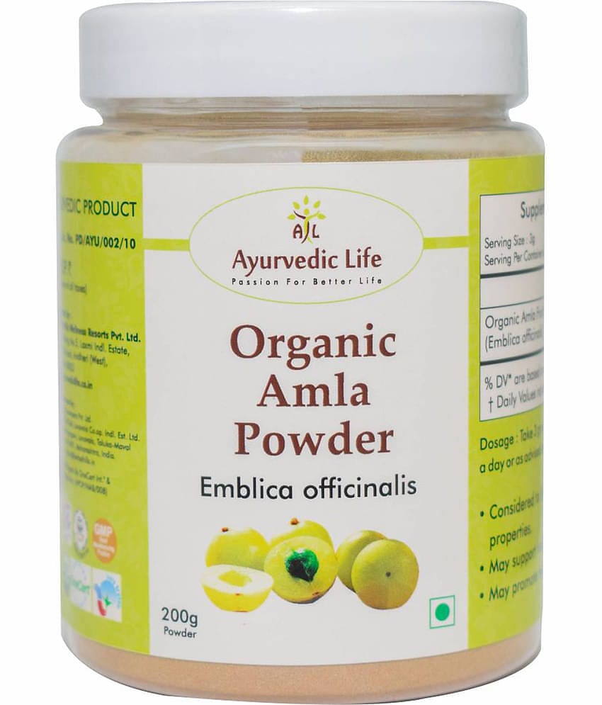 Ayurvedic Life Organic Amla Powder 200 Gm Pack of 1