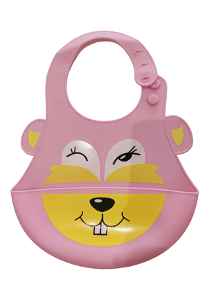 Baby Waterproof Silicone Multi Print Bib-1001-17 . / Multi Color
