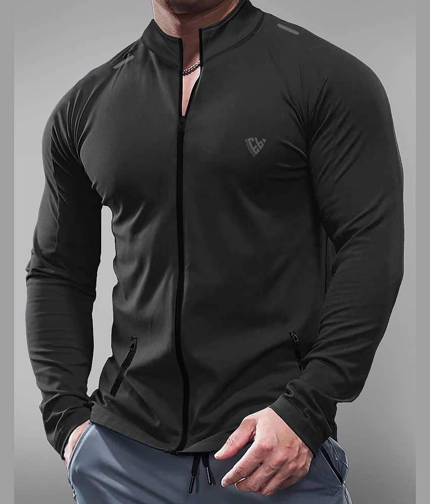 Eyebogler Polyester Men's Windcheater Jacket - Silver ( Pack of 1 )