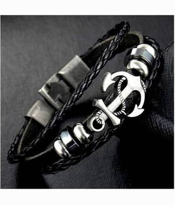 FASHION FRILL Black Bracelet ( Pack of 1 )
