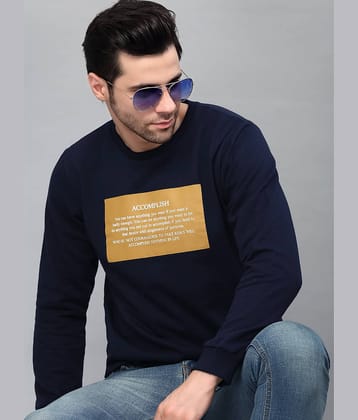 Rigo - Blue Fleece Regular Fit Men's Sweatshirt ( Pack of 1 )