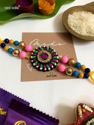 Handmade Terracotta RAKHI Gift Set