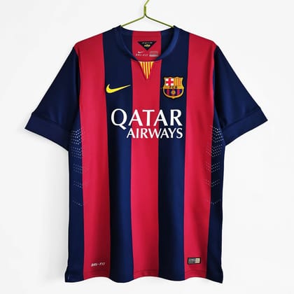 Barcelona 2014-15 Home Retro Jersey-L