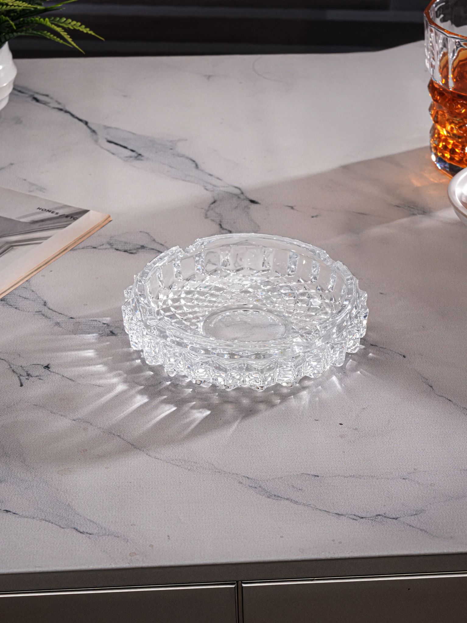 Serene Cut & Aura Clear Glass Astray Combo Set