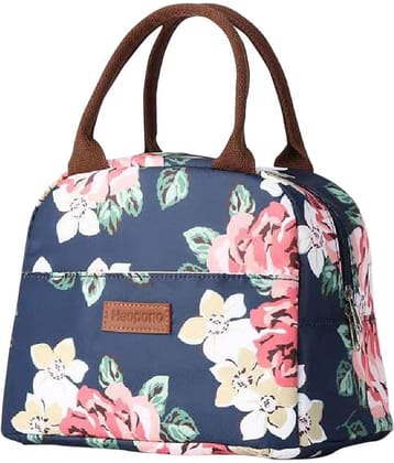 House Of Quirk - Blue Polyester Lunch Bag