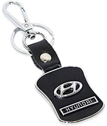 Tag Sky Hyundai Leather Metal Car Locking Key Chain