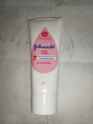Johnson's Baby Cream Helps nourish baby's skin 