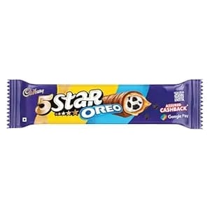 Cadbury 5 Star Oreo Chocolate Milk Chocolate 22 GRAM