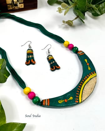 Handmade Terracotta Jewellery Set