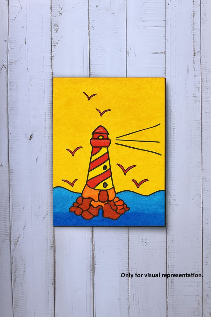 Dbeautify's MDF DIY Traditional Painting – Lighthouse