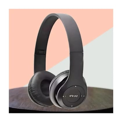 P47 Latest Wireless iC-02 Headphone with Mic & SD Card Slot Bluetooth Headset P47 Latest Wireless iC-02 Headphone with Mic & SD Card Slot Bluetooth Headset