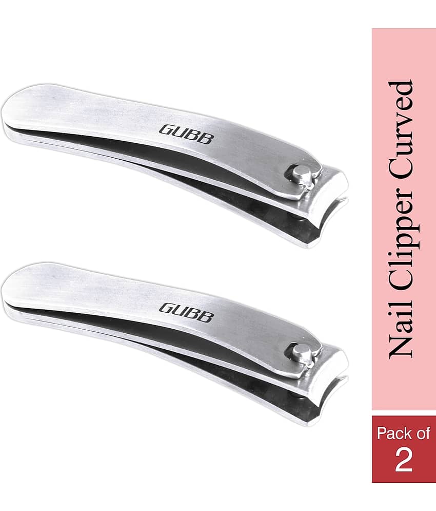 Gubb Curved Nail Cutter Manicure & Pedicure Kit 2 Pcs Pack of 2