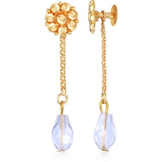 Vivastri Daily wear Changeable Latkan Screw Back Stud Earring for Women and Girls [VIVA2694ERG]