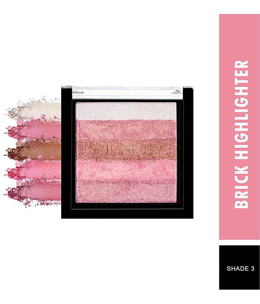 Swiss Beauty Brick Highlighter (Shade-02), 7gm