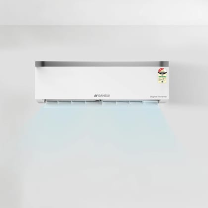 Sansui 1.4 Ton 3 Star Split Inverter AC with 100% Copper Tubing, Zen Cool Technology, 5-In-1 Convertible Mode, 4-Way Swing & Blue Fin Sansui 1.4 Ton 3 Star Split Inverter AC with 100% Copper Tubing, Zen Cool Technology, 5-In-1 Convertible Mode, 4-Way Swi