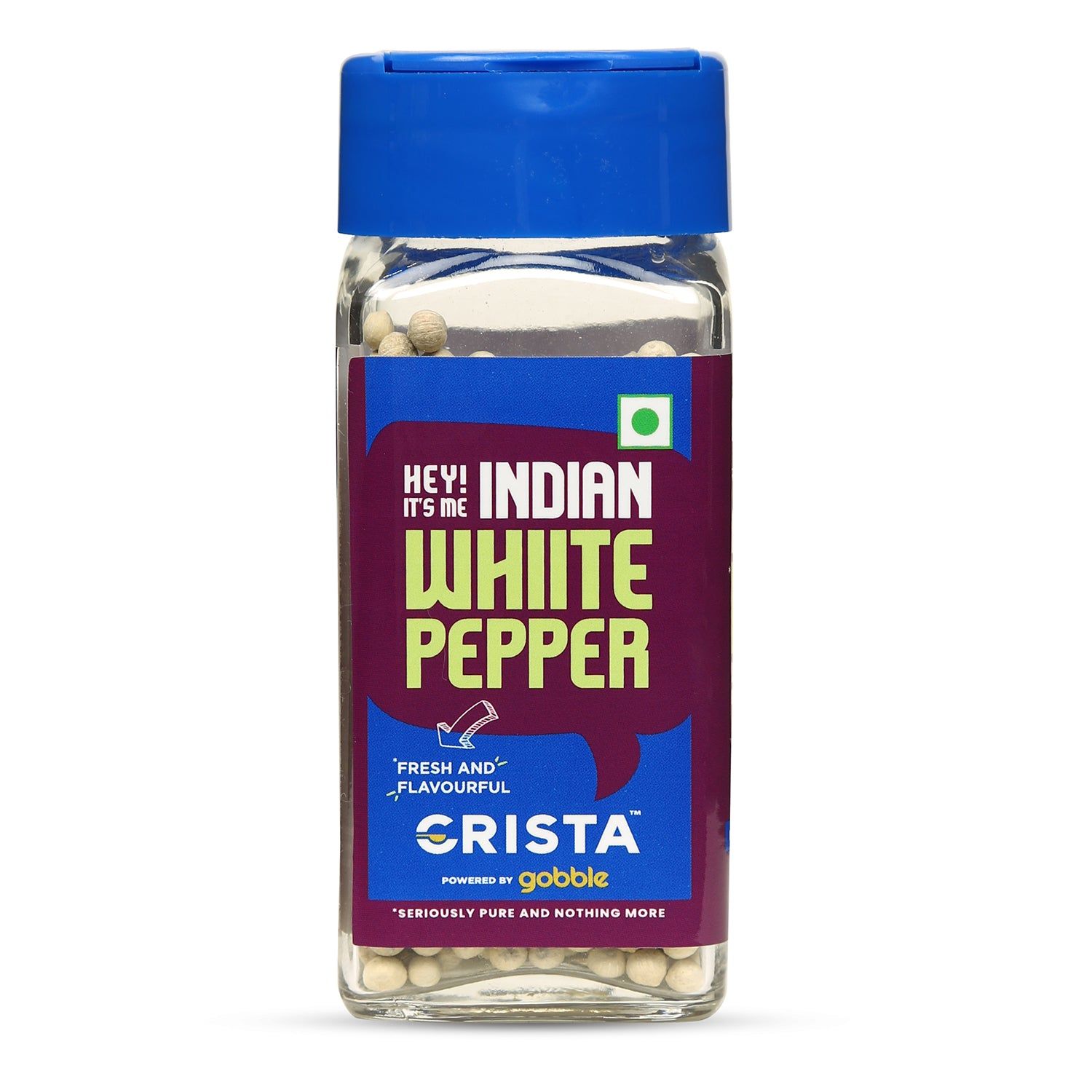 CRISTA White Pepper, 50 gm