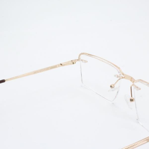 Lensoz Elite X Luxe Rimless Rectangle - Narrow - Deep Brown