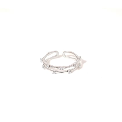 Ricciarda Ring | 925 Silver Ring for Women-Silver