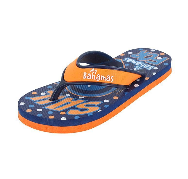 BAHAMAS BHK17 Orange Navy Blue K No 13 (s) Kids Hawai