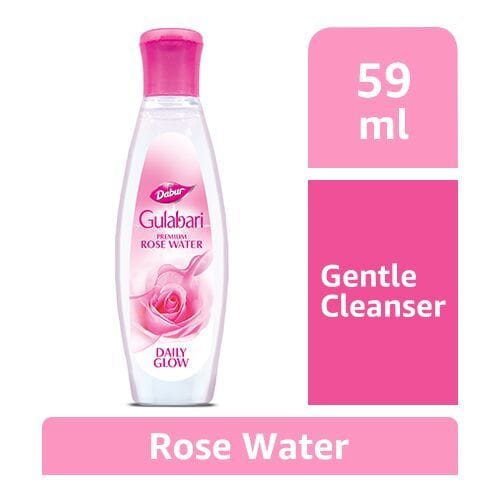 Dabur Gulabari Premium Rose Water - Paraben Free Skin Toner, 59 ml