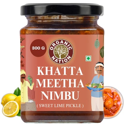 Foodsbay India Sweet Lime Pickle | Traditional Indian Achar | 300 g