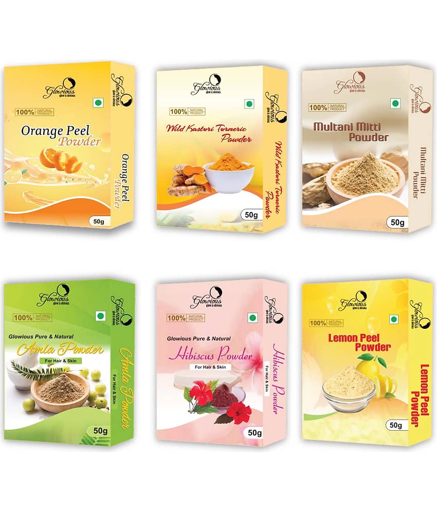 glowious - Skin Toning Face Pack for Normal Skin ( Pack of 6 )