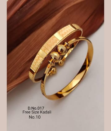 Shivay Fashion Gold Bangle Set ( Pack of 1 )