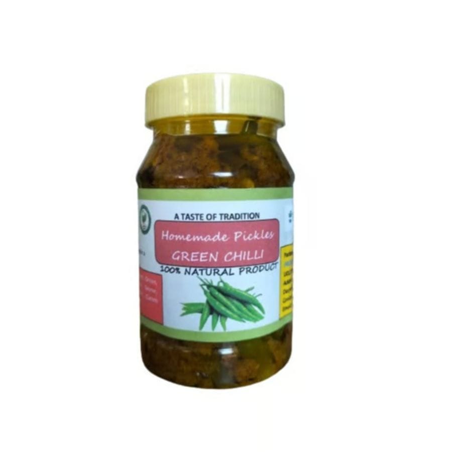 Green chili pickle - 250 gm