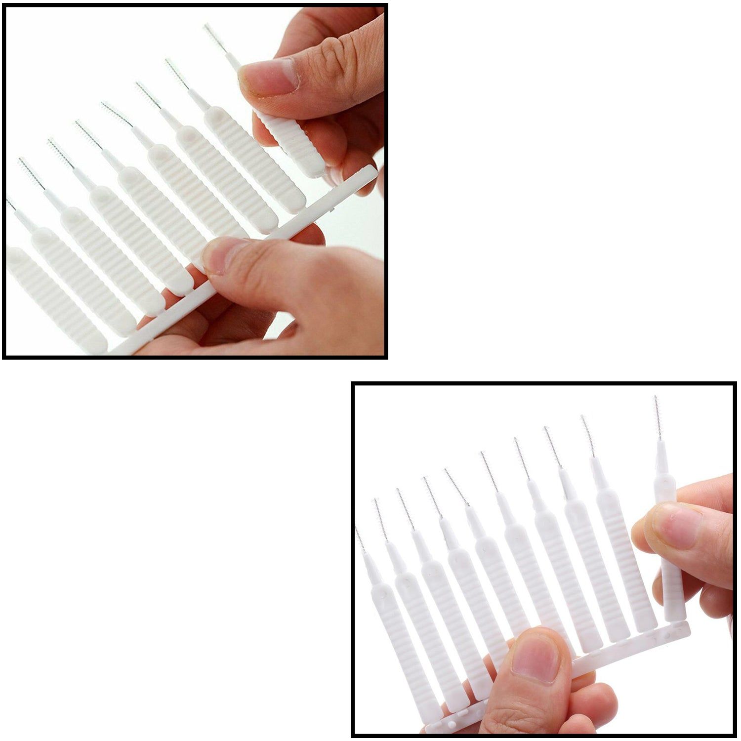 10-Piece Multifunctional Reusable Anti-Clog Shower Nozzle Brush