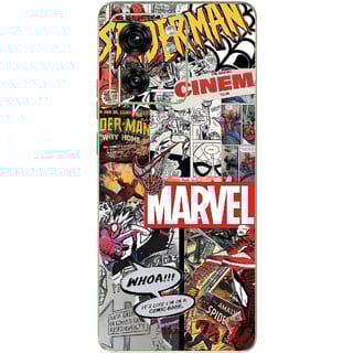 Yug Emporium Motorola Edge 40 Mix Marvel 9D Premium Theme Full Back & Side Coverage (Back Cover Multicolor)