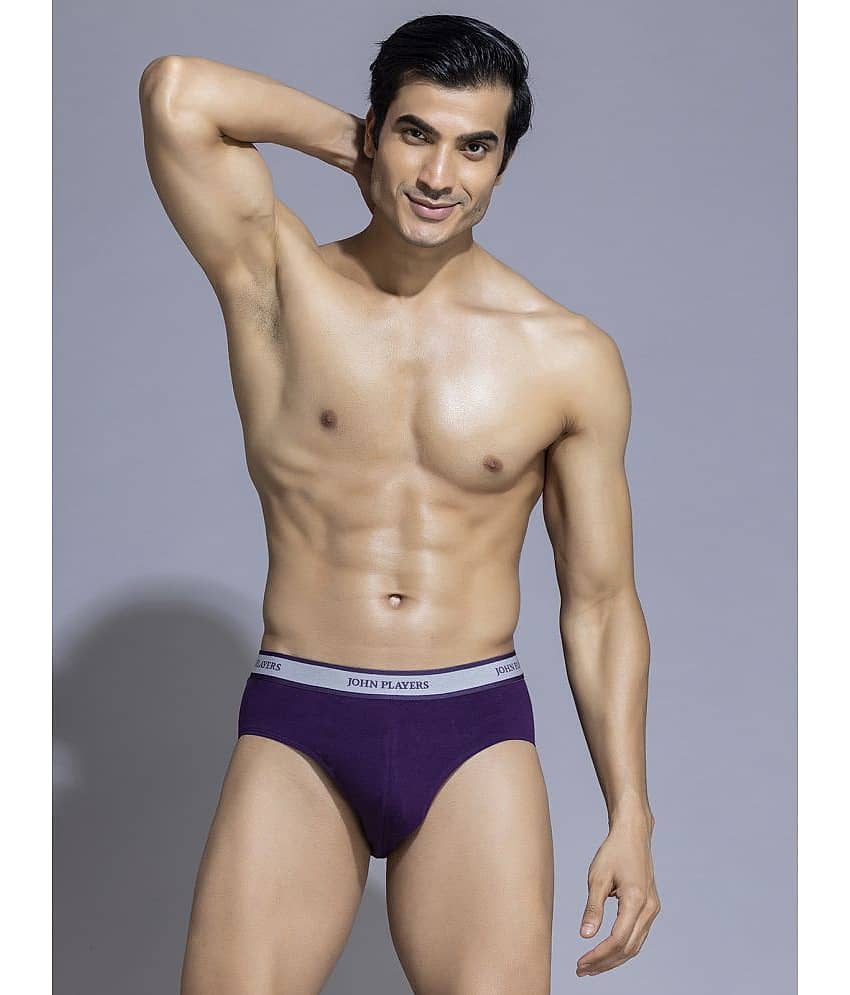 John Players Purple John Players Briefs Cotton Men's Briefs ( Pack of 1 )